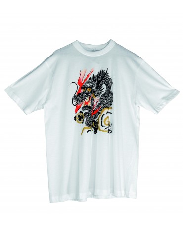 Tricou kanji Dragon in zbor